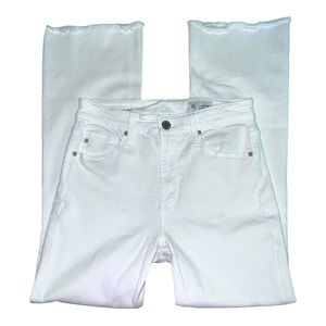 Adriano Goldschmied AG Farrah Boot Crop High Rise white jeans